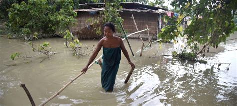 After the flood, the Brahmaputra leaves behind a desert in Assam