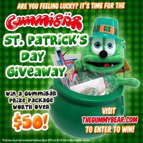 Gummybear International Announces Gummibär St. Patrick's Day Giveaway - Gummybear International Inc.