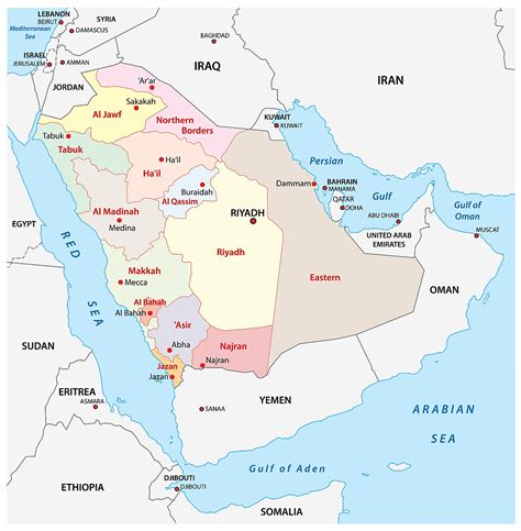 Emirates of Saudi Arabia Map Rub' Al Khali, Desert Land, Open Street Map, Physical Map ...