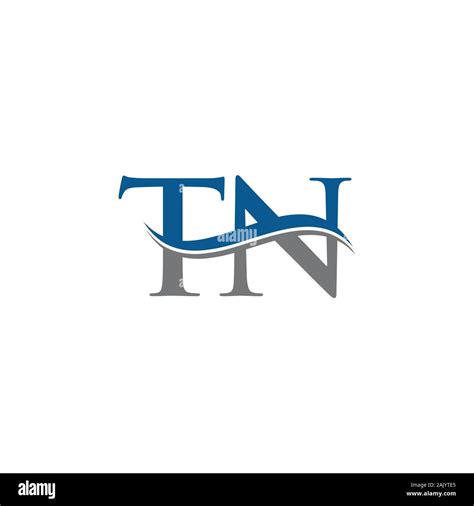 Initial Letter TN Logo Design Vector Template. TN Letter Logo Design ...