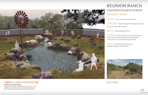 Landscape Architecture Portfolio Layout