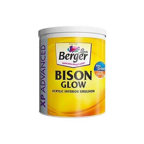 1 Litre Bison Glow Acrylic Emulsion at Rs 700/bucket | Emulsion Paint in Shimoga | ID: 24196962455