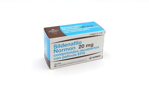 Sildenafilo Normon Efg 20 Mg 90 Comprimidos Recubiertos - Farmacéuticos