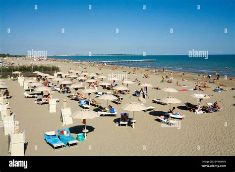 Venice Lido Beach Italy Stock Photo - Alamy