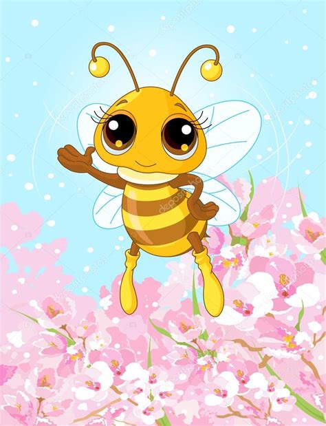 Cute Queen Bee Stock Vector Image by ©Dazdraperma #109156008