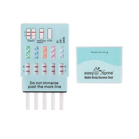 5 Pack EasyHome 5 Panel Instant Drug Test Kits - Test Marijuana (THC ...