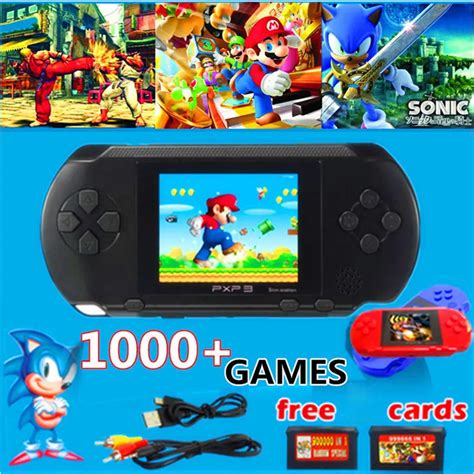 Handheld Game Console 16 Bit Portable Classic Game Console LCD Game ...