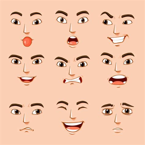 Facial Expression Vector Art, Icons, and Graphics for Free Download