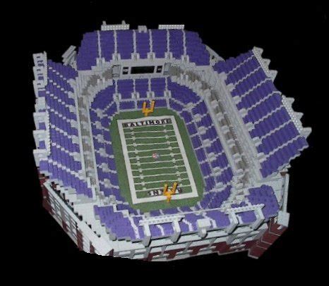 Lego Model of Baltimore Ravens M & T Bank Stadium