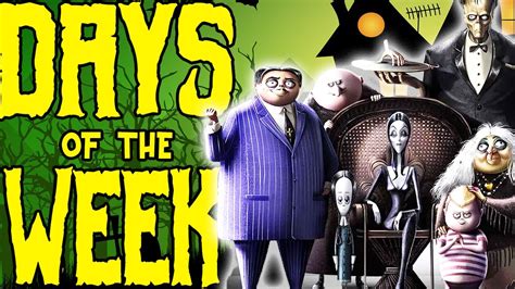 Days of the Week Addams Family Parody + More | 10 Days of the Week Videos! | Martin and Rose ...