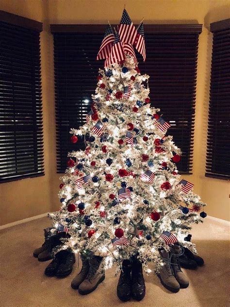 An American Patriotic Christmas Tree – Remembrance | Country & Victorian Times