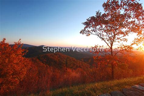 "Shenandoah Autumn Sunrise" by Stephen Vecchiotti | Redbubble