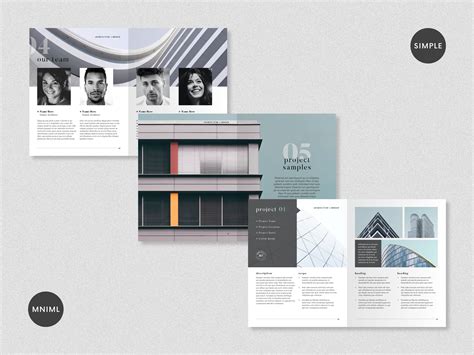 Minimalist Portfolio Template Architecture Profile Canva Creative Magazine Design Ebook Artist ...