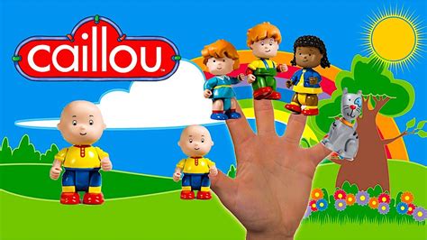 Caillou Finger Family|Caillou Daddy Finger|Nursery Rhymes|Play 4 Kids TV - YouTube