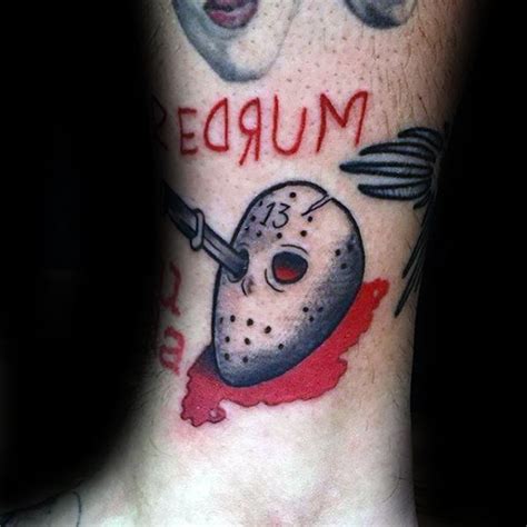 60 Jason Mask Tattoo Designs For Men - Friday The 13th Ideas