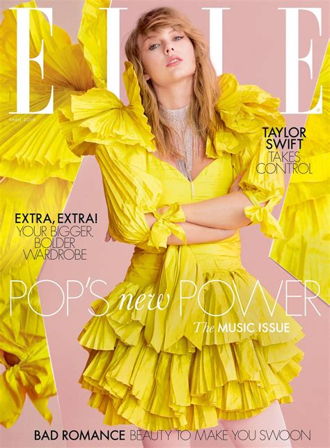 TAYLOR SWIFT in Elle Magazine, UK April 2019 – HawtCelebs