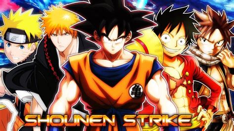 GOKU vs NARUTO vs LUFFY vs ICHIGO vs NATSU! SHOUNEN STRIKE - ANIME MOVIE in 2021 | Naruto vs ...