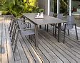 Table de jardin 12 places en aluminium taupe | Bricomarché