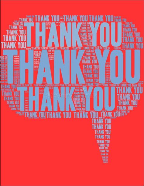 Thank You Word Cloud stock illustration. Illustration of grateful ...