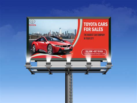 car billboard by Fahima Akter on Dribbble