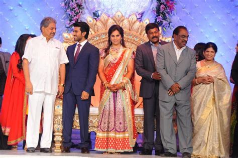 ACTRESS: Ram Charan Wedding Reception Photos