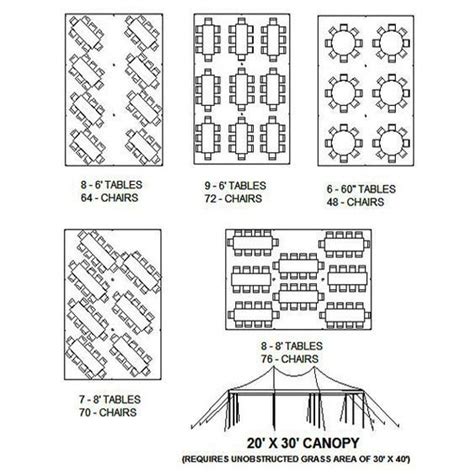 20x30 Tent Table Layout - www.inf-inet.com