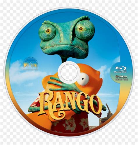 Rango Bluray Disc Image - Disney Lizard Movie, HD Png Download ...