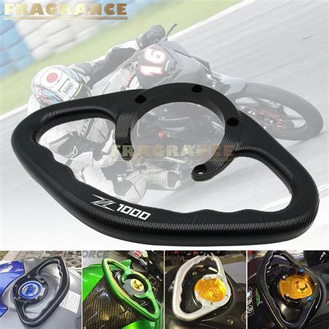 For KAWASAKI Z1000 Motorcycle Accessories CNC Passenger Handgrips Hand Grip Tank Grab Bar ...