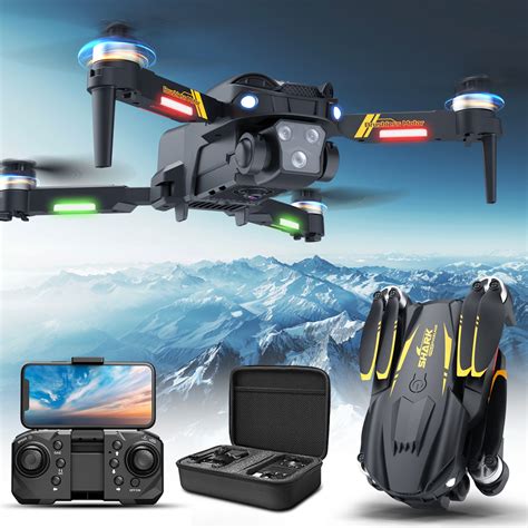 Drone with Camera,Brushless Motor Drone with 1080P Camera,2.4G WIFI FPV ...