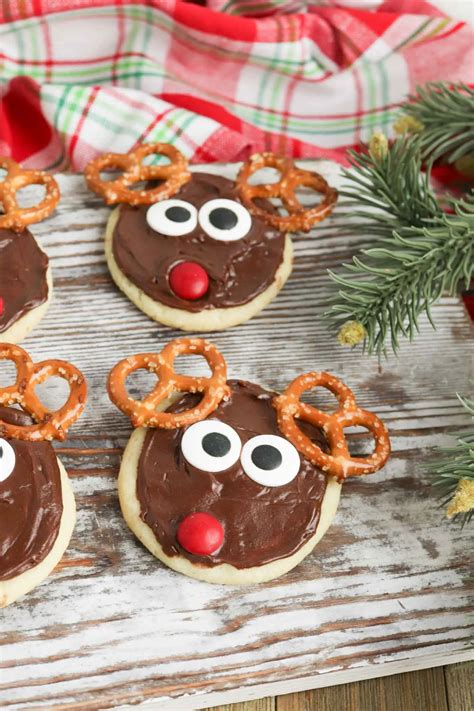 Easy Reindeer Cookies With Premade Sugar Cookie Dough