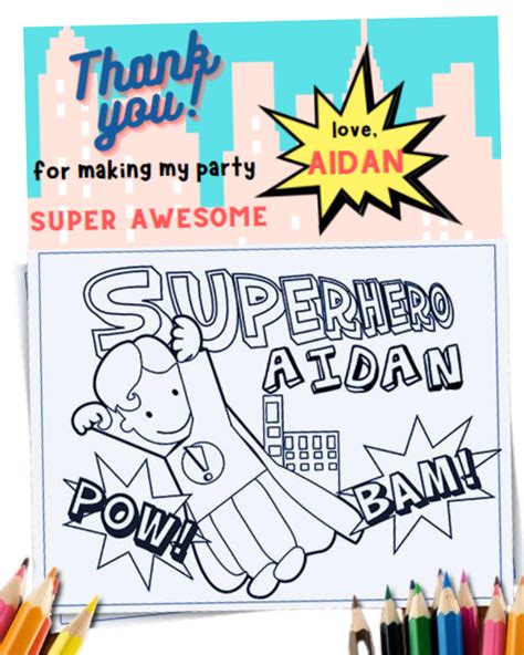 Superhero Party Favors - Toddle