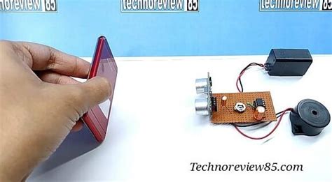 Object detector circuit using Ultrasonic sensor (No need code)