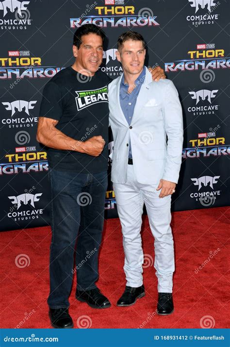 Lou Ferrigno & Son Lou Ferrigno Jr Editorial Photography - Image of ragnarok, fashion: 168931412