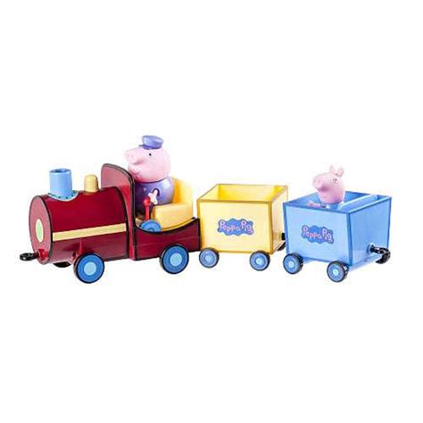 Peppa Pig Peppa Pigs Train Vehicle Figure Set Jazwares - ToyWiz