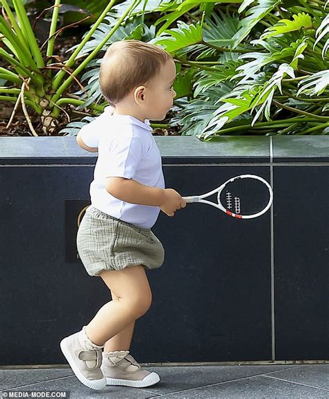 Like father, like son! A beaming Rafael Nadal gives his baby boy Rafa ...