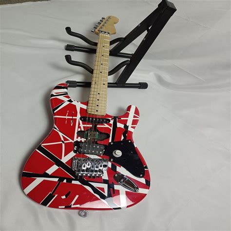 2021！Electric guitar, Eddie Van Halen Frankenstrat Electric Guitar，Red ...