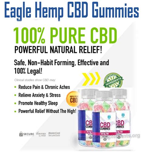 Eagle Hemp CBD Gummies Review: Effective Hemp Oil, Uses, Work & Price