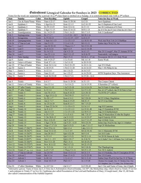 Liturgical Calendar 2024 Lutheran - Lacy Shanie