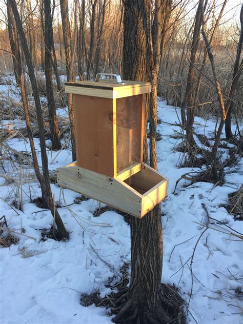 Home made DIY double deer feeder | Homemade deer feeders, Deer feeder diy, Food plots for deer