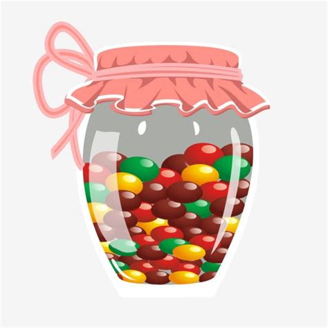 Glass Candy Jar - Romantic Valentines Day