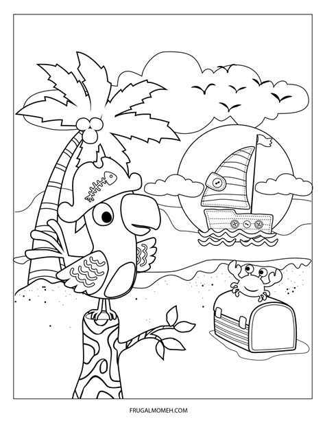 Pirate Coloring Pages Free - Free Printable Templates