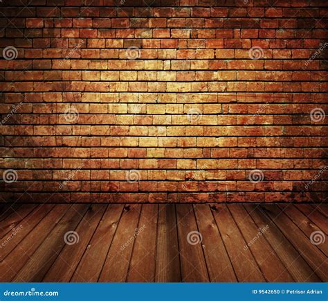 Rustic House Interior Vintage Brick, Wood Texture Stock Photo - Image of architecture, room: 9542650