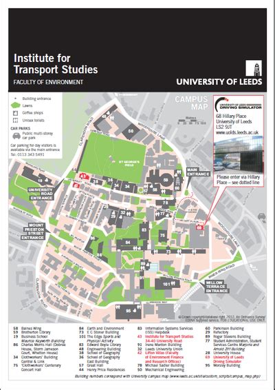 University Of Leicester Campus Map - United States Map