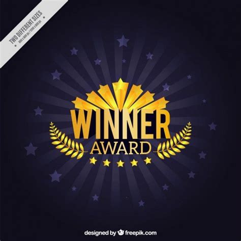 Premium Vector | Winner award with laurel wreath background | Laurel wreath, Winner announcement ...