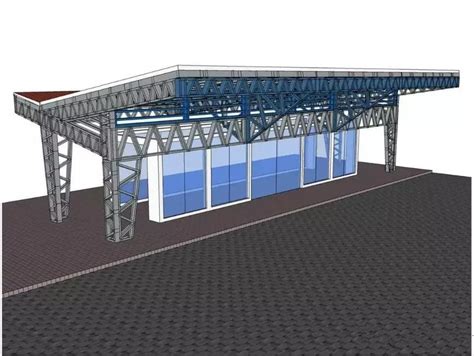 BRT Buss Station Frame Build | Roof truss design, Building, Roof trusses