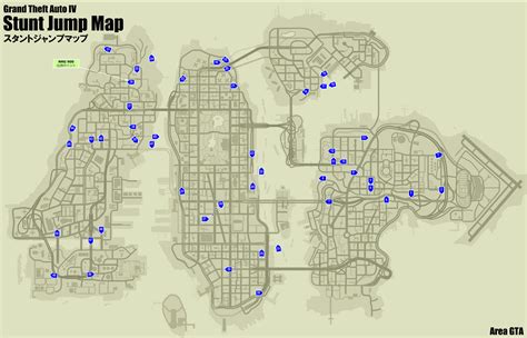 GTA V Stunt Jump Locations Map