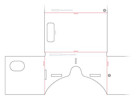 Cardboard Vr Headset Template