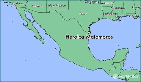 Where is Heroica Matamoros, Mexico? / Heroica Matamoros, Tamaulipas Map - WorldAtlas.com