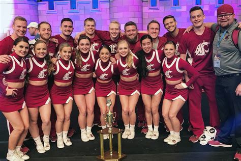 Cheer squad finishes 6th, Crimson Girls 8th at nationals | WSU Insider ...