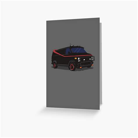 "The A-Team Van " Greeting Card by Feelmeflow | Redbubble